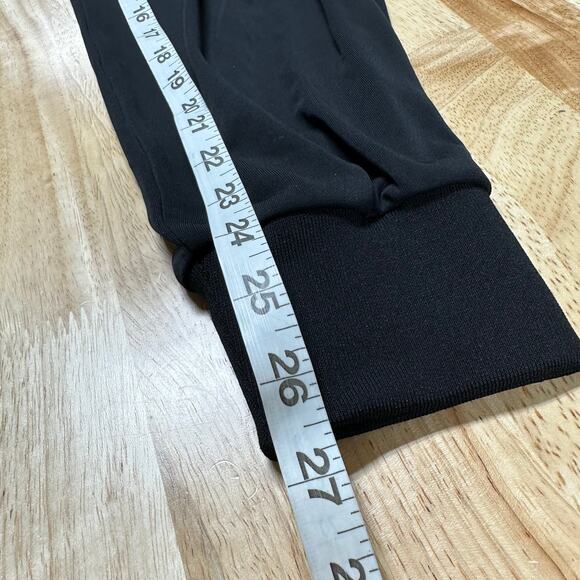 Cinq a Sept NWT Gizele Matte Jersey Tie Front Pants Black Size S Elastic Wasit - Picture 11 of 11
